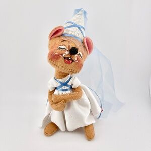 👑 Annalee Spring- “Princess Mouse” 1990- Vintage Collectible